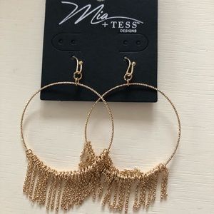 BOGO! NWT! Gold hoop costume earrings